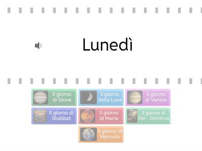 A0 A2 - Origine dei nomi dei giorni della settimana