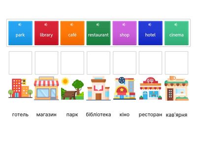 Places in town 1 (GG2, Unit 5.1)