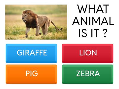 SPEAKING - INGLISH : ANIMALS