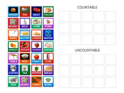 COUNTABLE & UNCOUNTABLE NOUNS