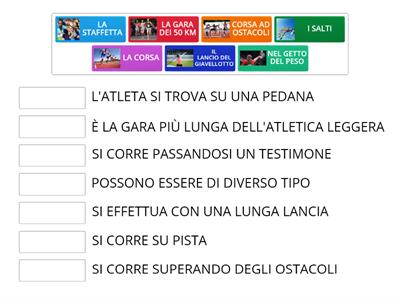 Scienze Motorie - Atletica leggera - DIFFERENZIATA I-II GRADO