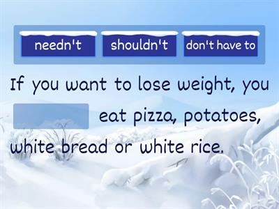 Modals: obligation, necessity and advice