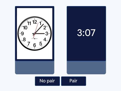 Anologue Clock (telling the time)