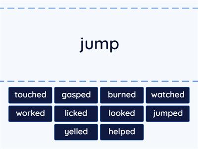 Year 1 Suffix - adding 'ed'