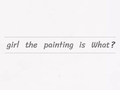 Present Continuous - unjumble