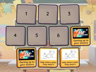 WPR 3 Taking responsibility matching