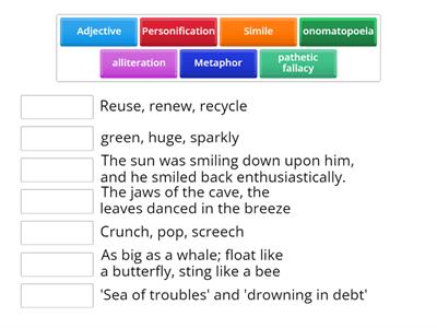 Language features for descriptive writing