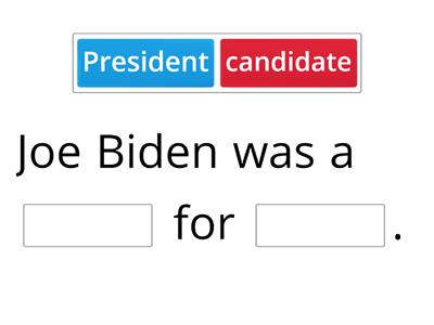 Newsela: Biden Wins White House Cloze Activity