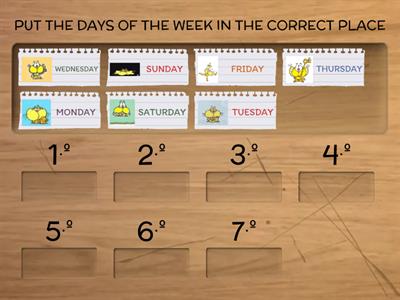 DAYS OF THE WEEK