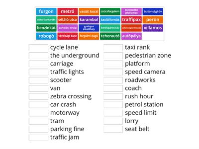  English File Intermediate Transport Vocabulary