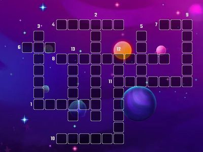 MY BEDROOM VOCABULARY CROSSWORD