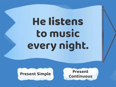 Present Simple vs. Continuous quizz