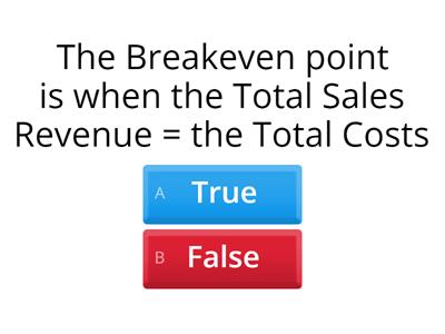 Break Even Quiz