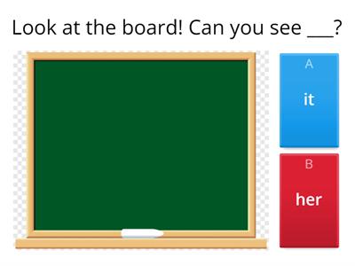 HS_subject and object pronouns