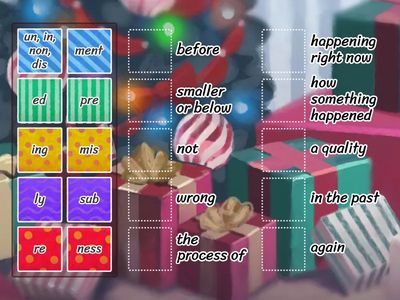 5.9 Prefix Review (suffixes too) Match-Up