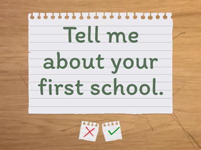 Aptis Speaking Part 1