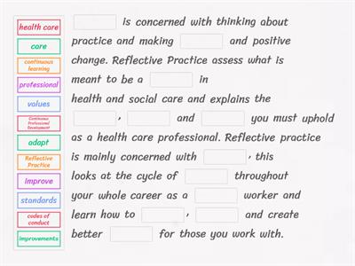 Reflective Practice Session 18