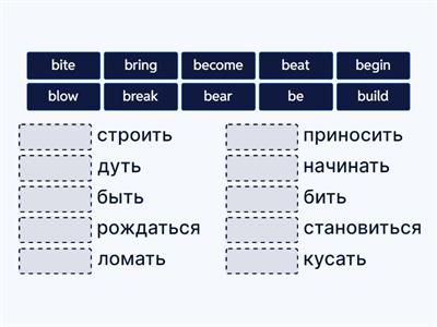 three forms of the verbs