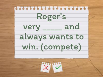 Word formation (from ОГЭ Macmillan) 