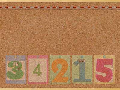 numbers from 1 to 10 