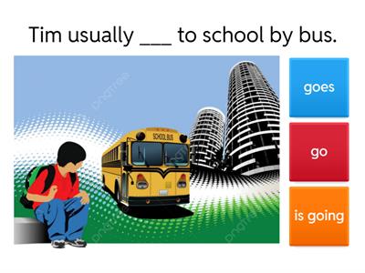 QUIZ: Present Simple « » Present Continuous