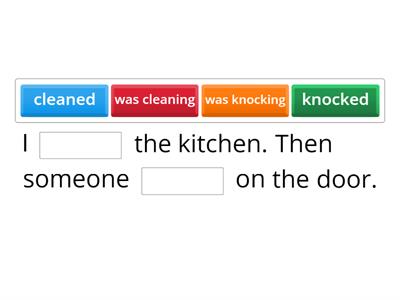 Past simple vs. past continuous