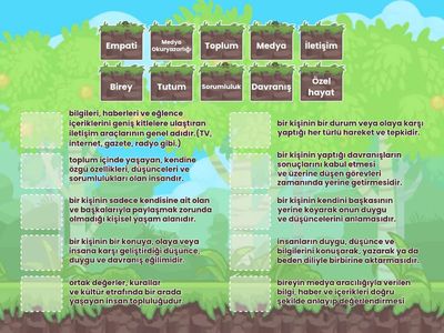 Sosyal Bilgiler (7. sınıf 1. ünite) Ders Etkinliği 