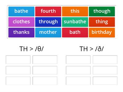 TH pronunciation