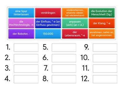 Aspekte Neu B2 K7 M3 - Wortschatzarbeit - Sich anpassen oder sterben