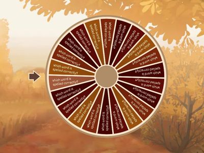 Week 15 Spin the wheel