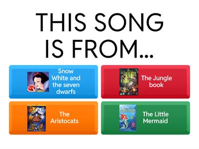 disney songs
