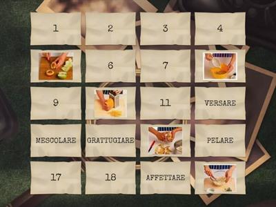 I VERBI PER CUCINARE