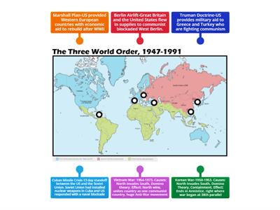 Cold War Map 1945-1963