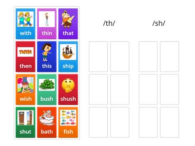 /th/ & /sh/ Consonant Digraphs 
