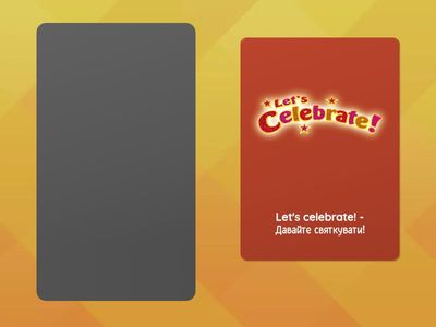 Vocabulary LET'S CELEBRATE (Holidays)