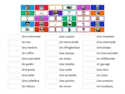 Vocabulaire maison (Partie 1)