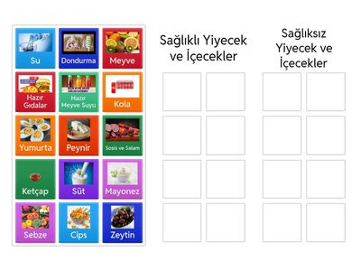 1.sınıf hayat bilgisi sağlıklı beslenme