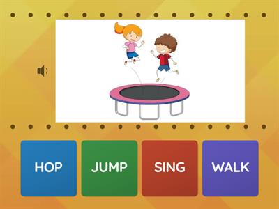 ACTION VERBS - FIND THE MATCH