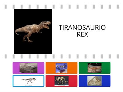 UNIMOS CADA DINOSAURIO CON SU FÓSIL