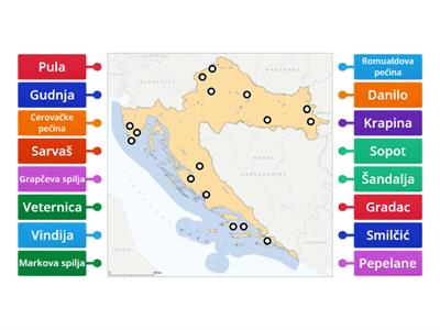 Slijepa karta-starijeg i mlađeg kamenog doba