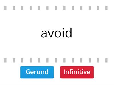 Gerund or infinitive Advanced