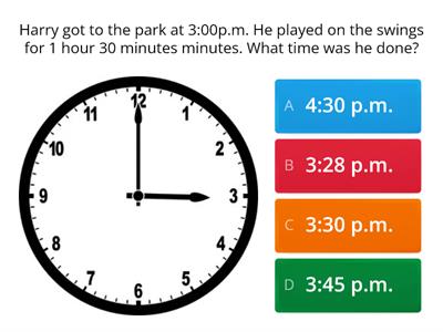  Elapsed Time Word Problems