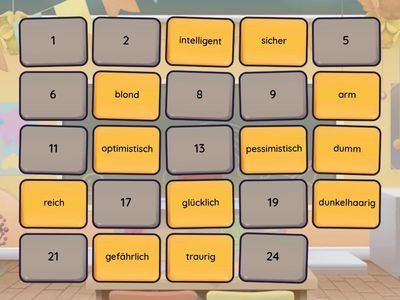 Adjektive - Gegensätze