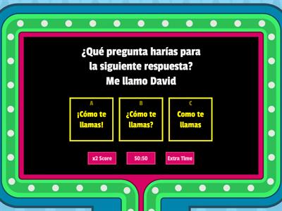 Signos de exclamación e interrogación.