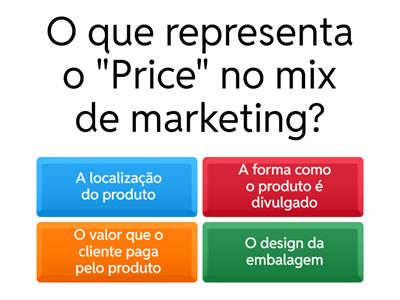 Quiz sobre Price e Place