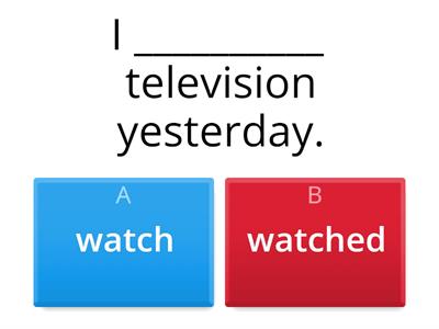 Irregular Past tense