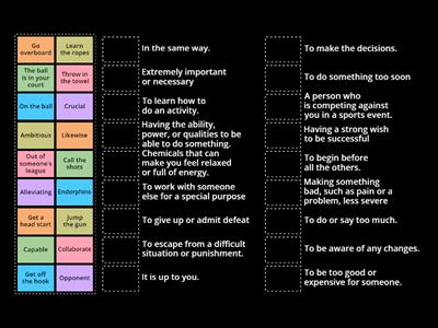Upper Intermediate Unit 8 Vocabulary review 