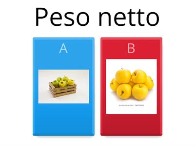 Peso lordo/Peso netto/Tara