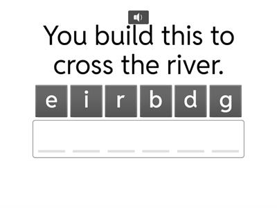 -dge or -ge ending with audio