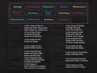 GttW B2+ U4 - Areas of scientific study (Б) 